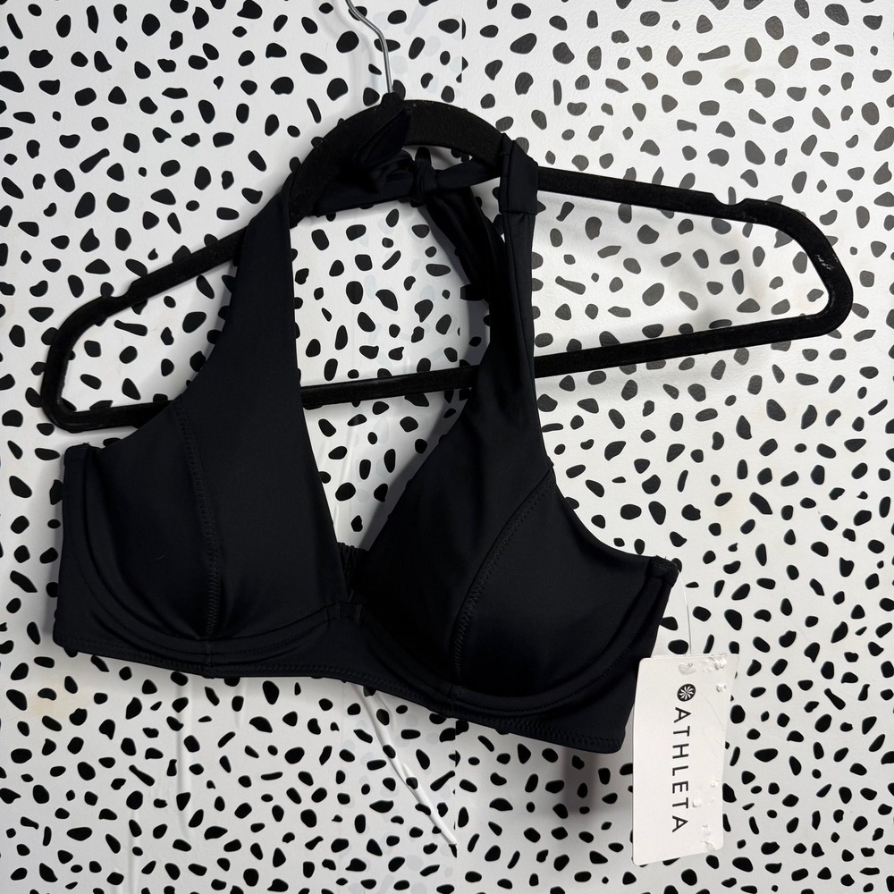 Athleta Sculpted Halter Bikini To Size 36B/C NWT